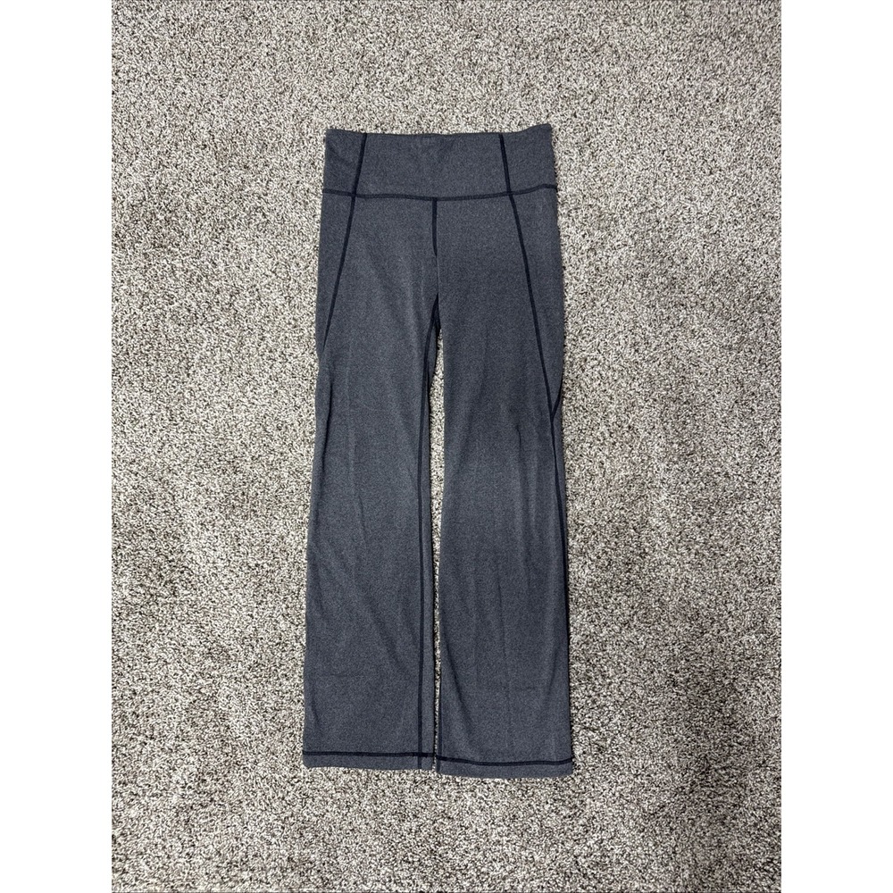 Athleta Leggings Size M Flare Yoga Pants High Rise Activewear Gray